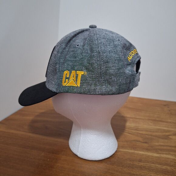 Caterpillar CAT Trucker Hat Hook and Loop Closure Black/Gray Cap Diesel Power - Picture 6 of 7
